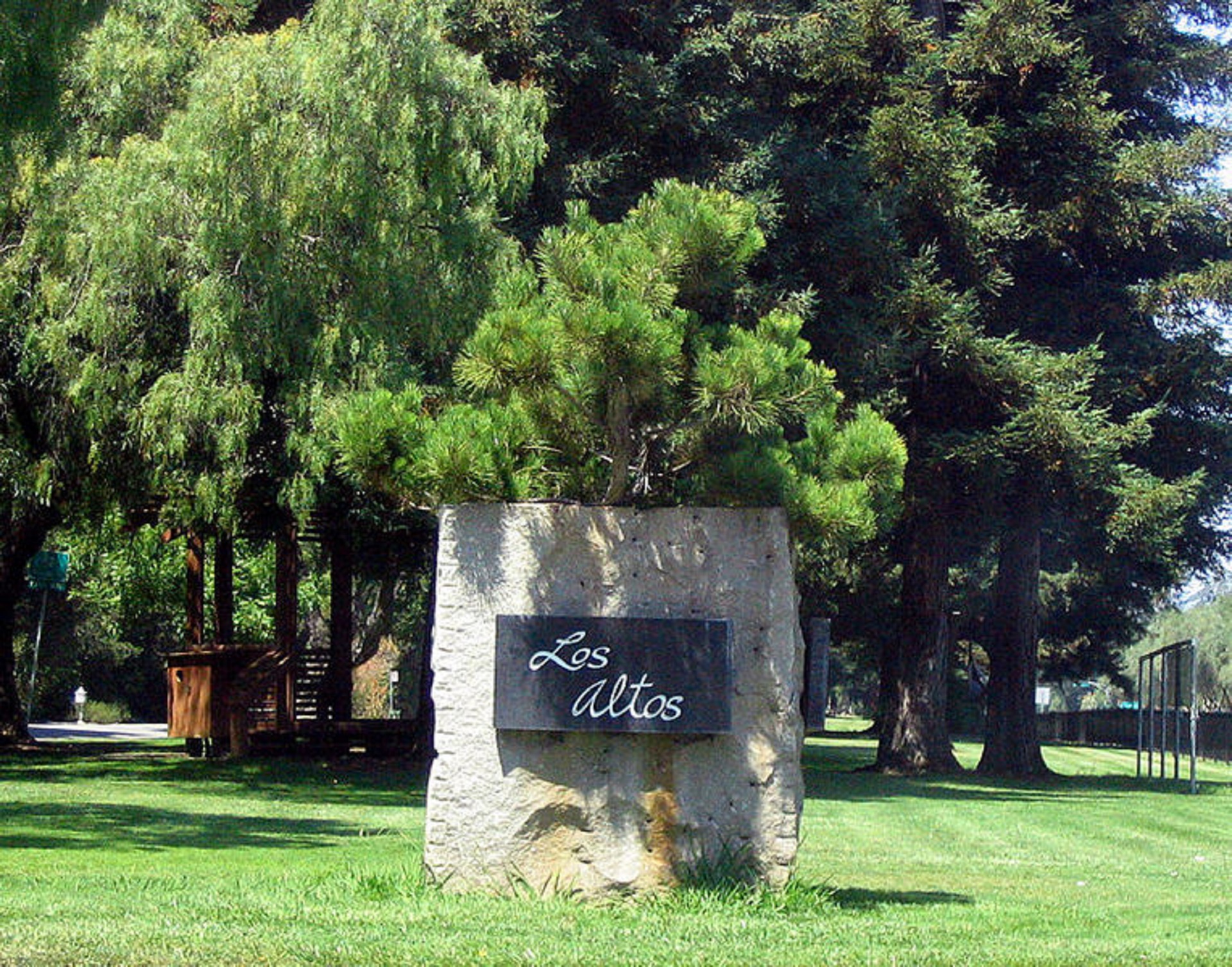 Lost Altos park sign
