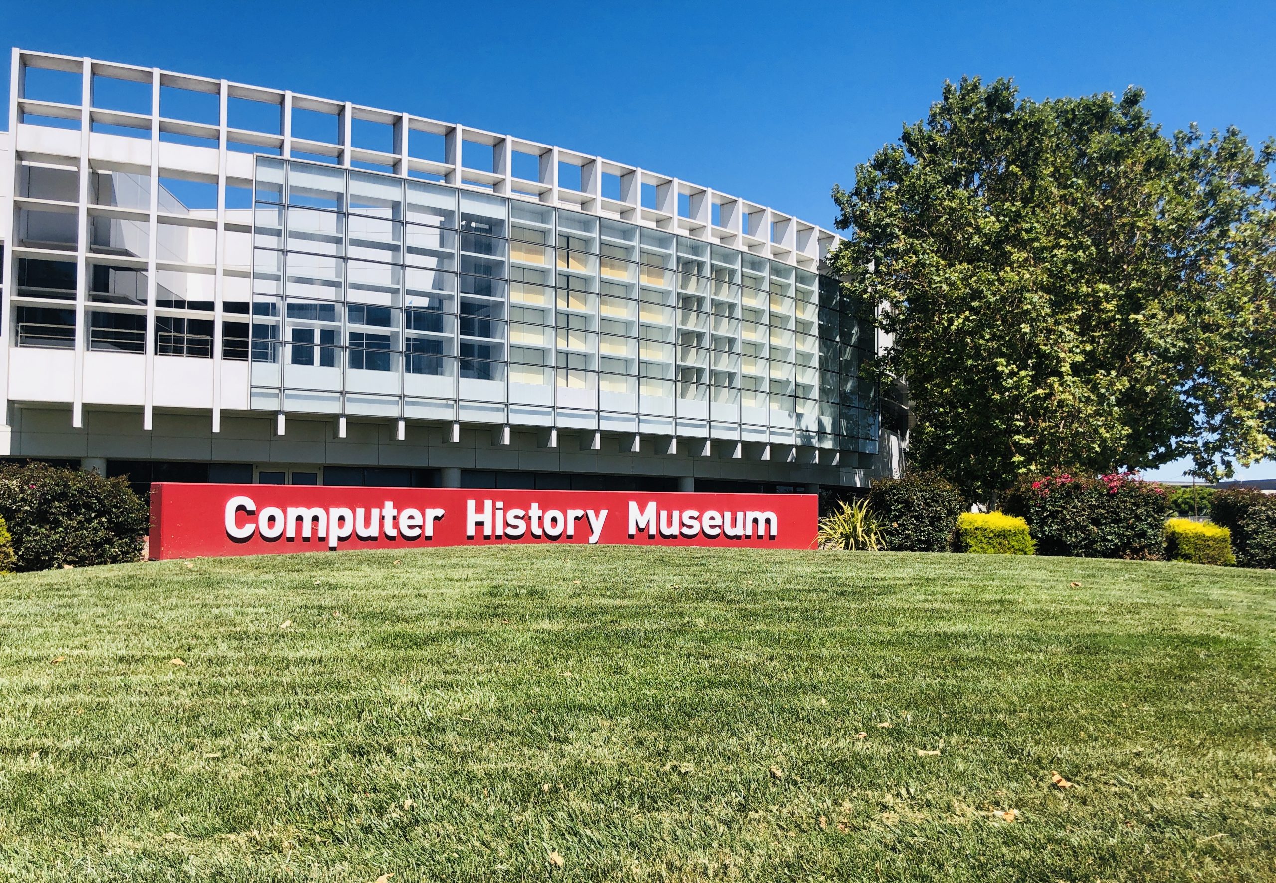 Mountain View computer history museum sign