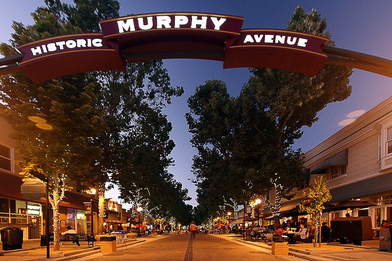 Murphy Avenue in Sunnyvale California