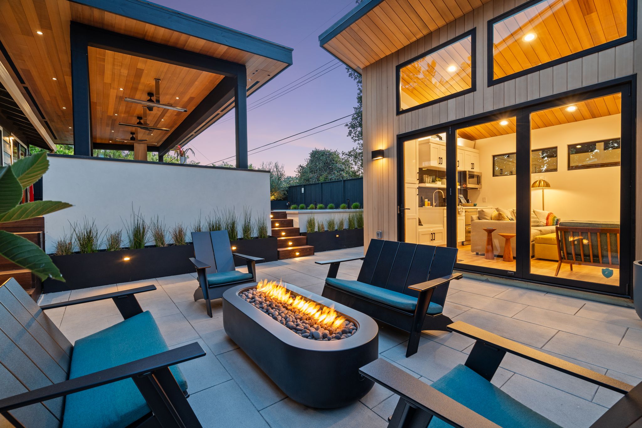 Photo of ADU and backyard landscaping