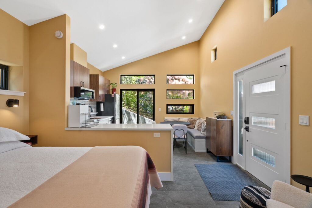 Studio ADU with High Ceilings