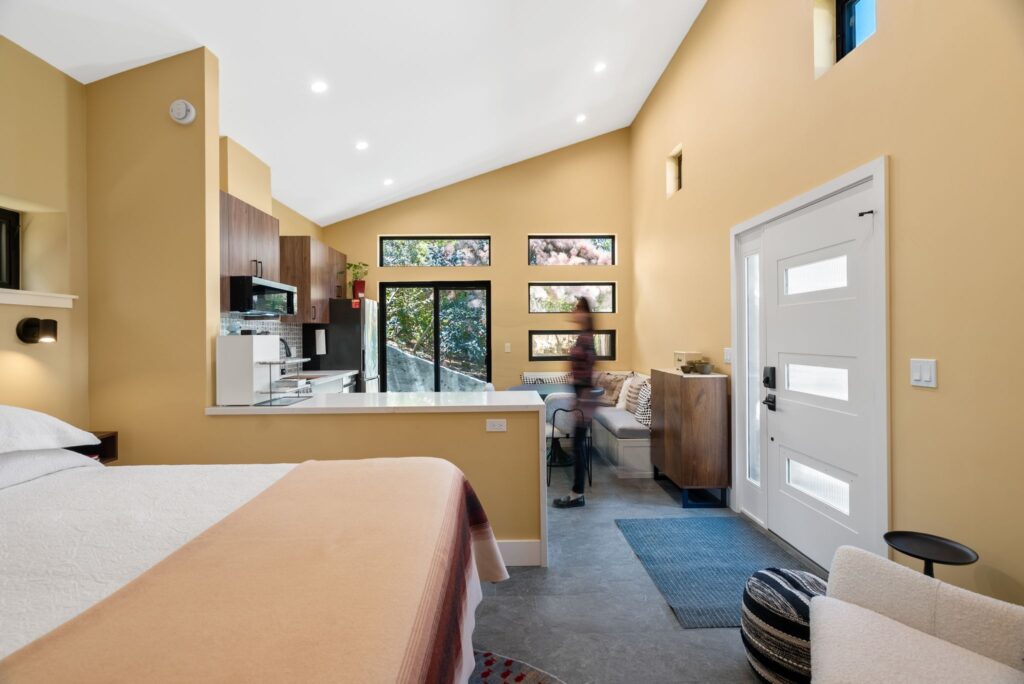 Studio ADU with High Ceilings